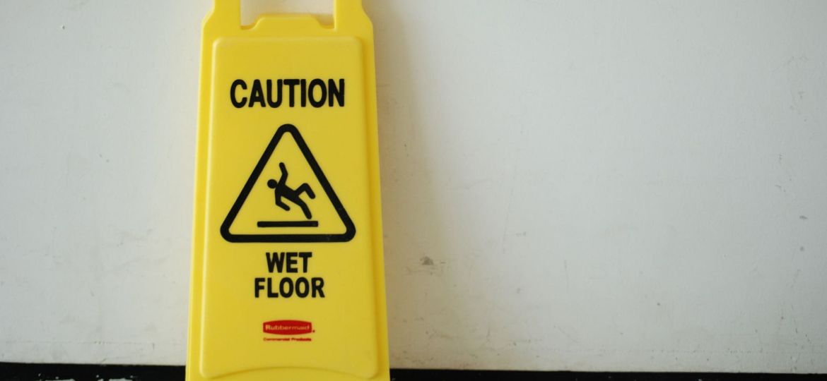 wet floor sign