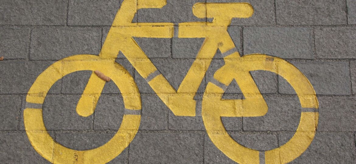 road marking for bicycle zone